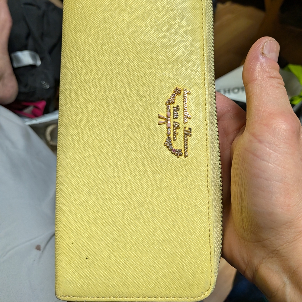 Yellow Women's Wallet by Samantha Thavasa